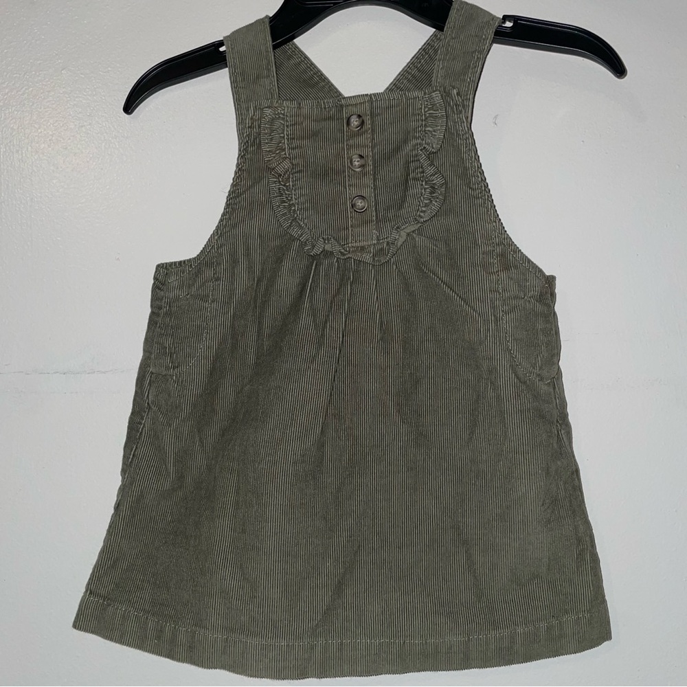 Carter's Olive Green Corduroy Dress